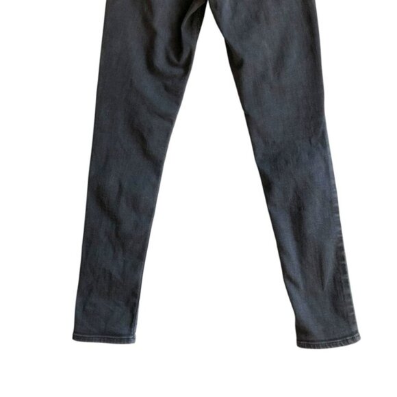 Levi’s 711 Skinny Jeans Soft Black Size 27 Mid Rise Stretch - Picture 9 of 15